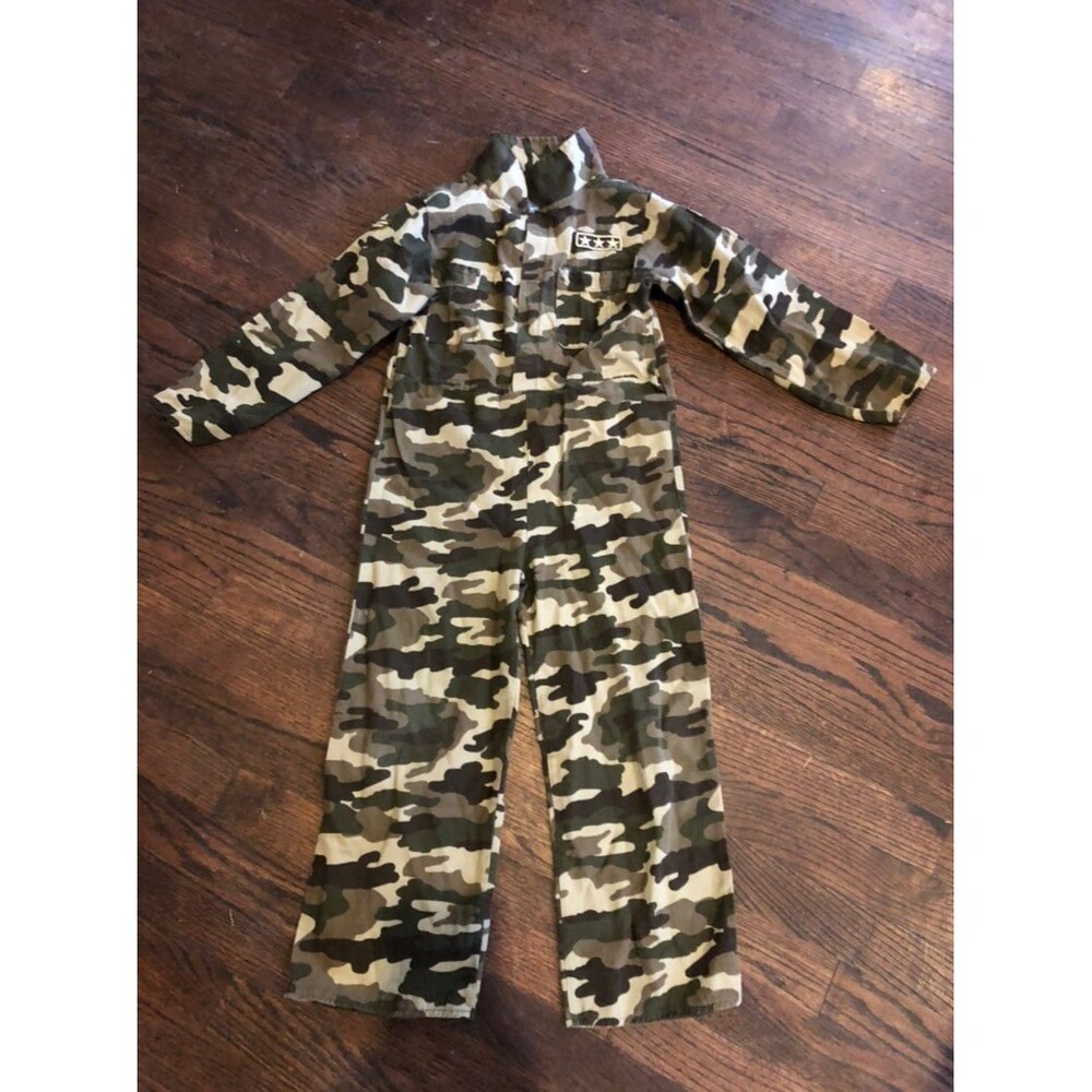 Gymboree size 5-6 small army halloween costume dress up